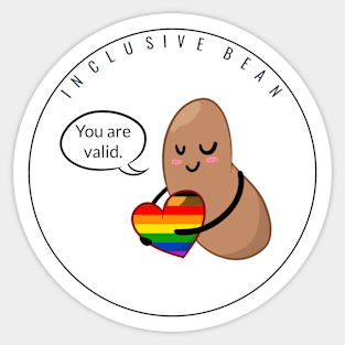 Philly Pride Flag: Inclusive Bean Sticker